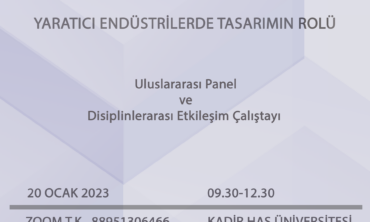 Yaratıcı Endüstrilerde Tasarımın Rolü Uluslararası Panel&Çalıştay